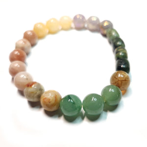 Mix gemstone bracelet,  Gemstone Jewelry, Unisex Bracelet , #J24-2