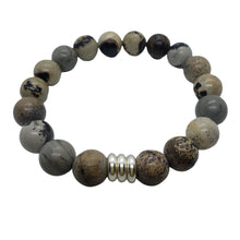 Load image into Gallery viewer, Artistic Jasper Stretchy Bracelet (12mm)