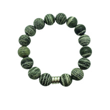 Load image into Gallery viewer, Lizard Jasper Stretchy Bracelet (14mm)