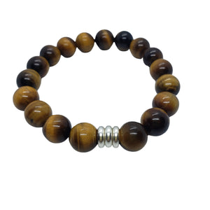 Tiger Eye Stretchy Bracelet (12mm)