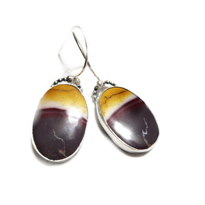 New Growth -- Mookaite Drop Earrings