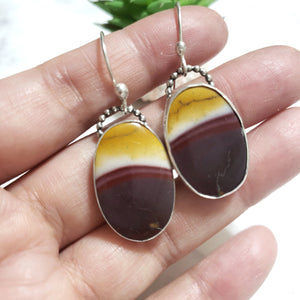 New Growth -- Mookaite Drop Earrings